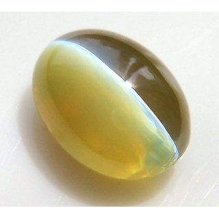                       Natural Cats Eye Stone 5.25 Ratti Gemstone Lehsunia                                              