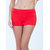 Envie Women's Solid Casual Cotton Red Shorts