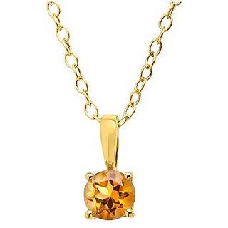                       Ceylonmine Citrine Pendant Natural & Unheated Gemstone 5.25 Carat For Unisex                                              