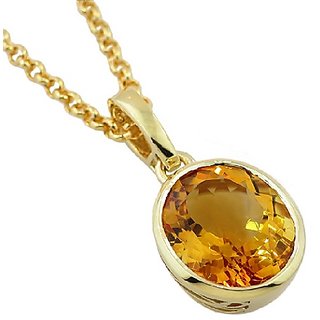 Ceylonmine Citrine Pendant Natural Unheated Gemstone 5.25 Carat For Unisex Ceylonmine Citrine Pendant Natural Unheated Gemstone 5.25 Carat For Unisex