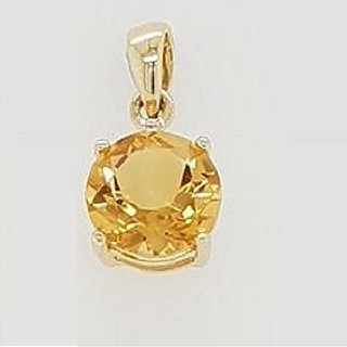 Ceylonmine 5.50 Carat Citrine Pendant Natural & Unheated Stone Citrine Locket For Unisex Ceylonmine 5.50 Carat Citrine Pendant Natural & Unheated Stone Citrine Locket For Unisex