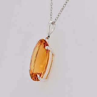 Ceylonmine 5.50 Carat Citrine Pendant Natural & Unheated Stone Citrine Locket For Unisex Ceylonmine 5.50 Carat Citrine Pendant Natural & Unheated Stone Citrine Locket For Unisex