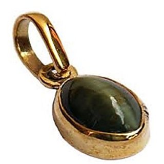 Ceylonmine Cat's Eye Stone Pendant Original & Unheated Gemstone Lehsunia For Astrological Purpose Ceylonmine Cat's Eye Stone Pendant Original & Unheated Gemstone Lehsunia For Astrological Purpose