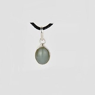                       Ceylonmine 5.25 Ratti Cat's Eye Stone Pedant Original & Certiifed Lehsunia Pendant For Unisex                                              