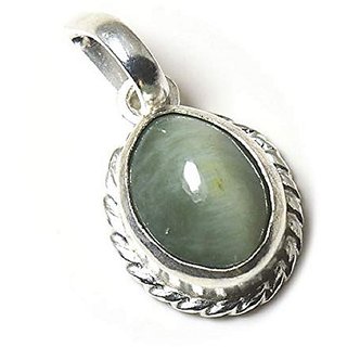 Ceylonmine 5.25 Ratti Cat's Eye Stone Pedant Original Certiifed Lehsunia Pendant For Unisex Ceylonmine 5.25 Ratti Cat's Eye Stone Pedant Original Certiifed Lehsunia Pendant For Unisex