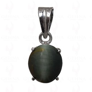 Ceylonmine 5.25 Ratti Cat's Eye Stone Pedant Original Certiifed Lehsunia Pendant For Unisex Ceylonmine 5.25 Ratti Cat's Eye Stone Pedant Original Certiifed Lehsunia Pendant For Unisex