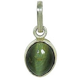 Ceylonmine 5.25 Ratti Cat's Eye Stone Pedant Original Certiifed Lehsunia Pendant For Unisex Ceylonmine 5.25 Ratti Cat's Eye Stone Pedant Original Certiifed Lehsunia Pendant For Unisex