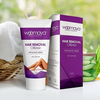 Buy Woomaya Hair Removal Cream For Intimate Area - 25 Gm ...