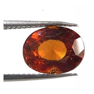                       Unheated  Untreated Gomed 7.25 Ratti Gemstone Original  Effective Loose Hessonite/Garnet Gemstone For Unisex By Ceylonmine                                              