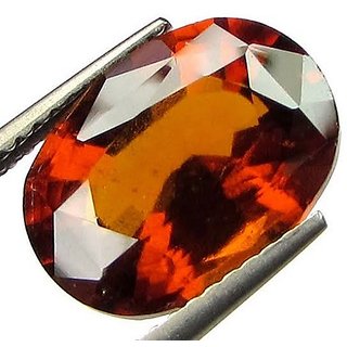                       Ceylonmine- 6.5 Carat Original & Lab Certified Stone Hessonite Unheated & Untreated Precious Loose Gemsotne For Unisex                                              