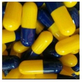 Empty Gelatin Capsules 1 Yellow / Blue 1000
