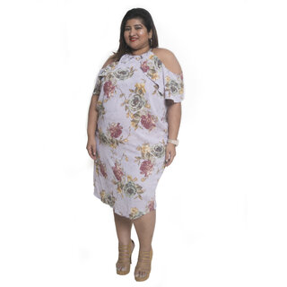 Cora Cosh French Crepe Dress, Plus Size Clothing, Party  Casual Wear (Ptcd021)(Size-8)