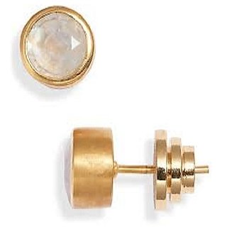 Ceylonmine- Igi Moonstone Stone Stud Earrings For Women Girls Natural Original Stone Moonstone Stud Earrings For Astrological Purpose Ceylonmine- Igi Moonstone Stone Stud Earrings For Women Girls Natural Original Stone Moonstone Stud Earrings For Astrological Purpose