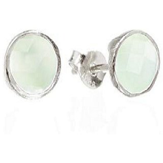                       Ceylonmine Lab Certified Stone Stud Silver Earrings For Women & Girls                                              