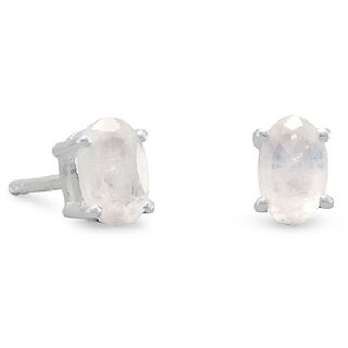 Ceylonmine- Natural Silver Plated Earring Lab Certified & Unheated Igi Moonstone Stone Earrings For Girls & Women Ceylonmine- Natural Silver Plated Earring Lab Certified & Unheated Igi Moonstone Stone Earrings For Girls & Women