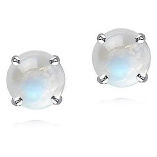                       Ceylonmine Lab Certified Gemstone Stud Silver Stylish Earrings For Women & Girls Original & Natural Earrings                                              