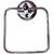 Sks - Square Towel Ring Stainless Steel Towel Holder (Stainless Steel)