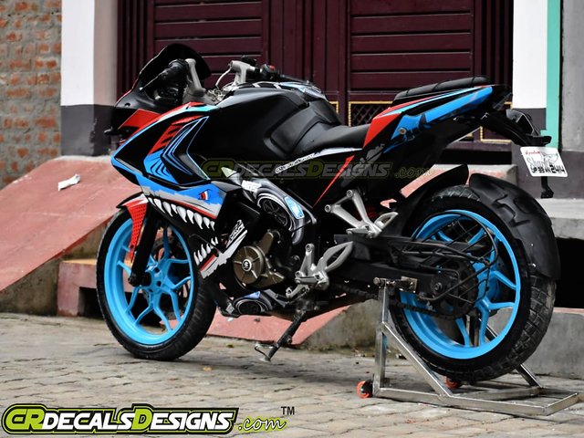 Buy CR Decals Pulsar Rs 200 Custom Decals Wrap Stickers Raw