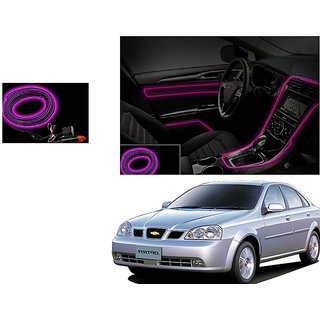 Autoladders Car Interior Ambient Wire Decorative Led Light Purple For Chevrolet Optra