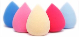 Eshopglee Water Drop Style Beauty Makeup Blending Powder Puff Sponge Cosmetic Powder Puff (Pack Of 1 Pcs Random Color)