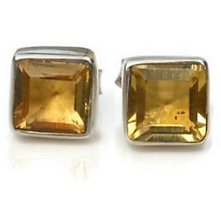 Ceylonmine Citrine Stud Earring Natural & Lab Certified Gemstone Earrings For Women & Girls Ceylonmine Citrine Stud Earring Natural & Lab Certified Gemstone Earrings For Women & Girls