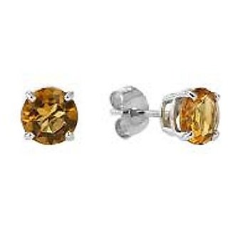 Ceylonmine Original Citrine Stud Earrings Natural Gemstone Citrine Gemstone Earrings For Women & Girl Ceylonmine Original Citrine Stud Earrings Natural Gemstone Citrine Gemstone Earrings For Women & Girl