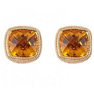 Ceylonmine Earrings Stud Citrine Gemstone Earring Original & Natural Gemstone Stud Earrings For Women & Girls Ceylonmine Earrings Stud Citrine Gemstone Earring Original & Natural Gemstone Stud Earrings For Women & Girls
