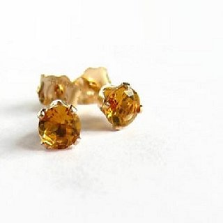 Ceylonmine Citrine Stud Earring Natural & Lab Certified Gemstone Earrings For Women & Girls Ceylonmine Citrine Stud Earring Natural & Lab Certified Gemstone Earrings For Women & Girls