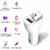 Shutterbugs Bluetooth 5.0 Earphone For Car With Usb Charging 2 In 1 Universal Automatic Pairing Airpod Usb Charger