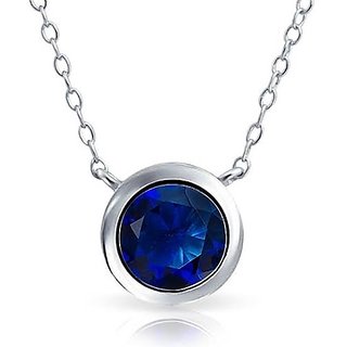                       Precious Blue Sapphire 5.25 Ct.Gemstone Pendant In Silver Unheated & Original Effective Stone Neelam Pendant                                              