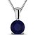 Natural Blue Sapphire 5.25 Carat Stone Silver Pendant For Women & Girls By Ceylonmine