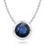 Ceylonmine- Natural 5.25 Ratti Blue Sapphire Stone Silver Pendant For Unisex