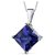 Neelam Stone 6.25 Ct. Gemstone Designer Pendant For Women  Girls Lab Certified Stone Blue Sapphire Stone Pendant By Ceylonmine