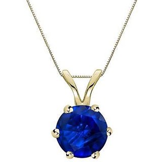 Igl Blue Sapphire/Neelam Stone 5.44 Carat Gold Plated Pendant Lab Certified Effective Stone Neelma/Neela Pukhraj Pendant For Unisex By Ceylonmine Igl Blue Sapphire/Neelam Stone 5.44 Carat Gold Plated Pendant Lab Certified Effective Stone Neelma/Neela Pukhraj Pendant For Unisex By Ceylonmine