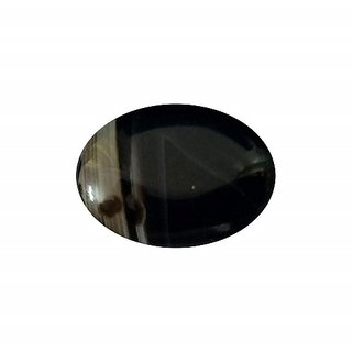                      Ceylonmine Sulemani Hakik 8.25 Ratti Black Hakik Stone Sulemani Semi Precious Stone For Unisex                                              