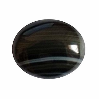                       Ceylonmine Sulemani Hakik 8.25 Ratti Black Hakik Stone Sulemani Semi Precio                                              