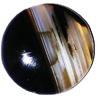 Ceylonmine 10.25 Ratti Natural Black Sulemani Hakik Stone Original & Lab Certified Agate ( Aqeeq ) Gemstone For Unisex Ceylonmine 10.25 Ratti Natural Black Sulemani Hakik Stone Original & Lab Certified Agate ( Aqeeq ) Gemstone For Unisex