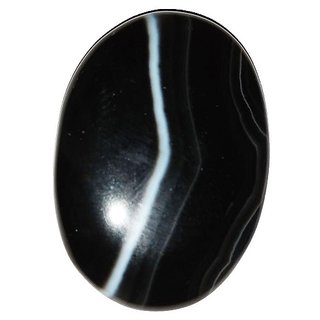                       Ceylonmine Black Hakik Stone 10.00 Ratti Natural Agate Stone Sulemani Ston                                              