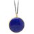 Natural Stone Blue Sapphire(Neelam) 5.75 Ratti Stone Gold Plated Pendant Precious Stone Neelam Pendant By Ceylonmine