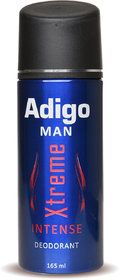Adigo Man Xtreme Deodorant - Intense, 165 Ml