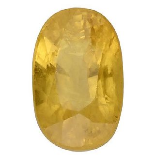                       Pukhraj Stone 100 Original  Unheated Gemstone Yellow Sapphire Stone Precious Stone 7.25 Ratti By Ceylonmine                                              