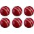 N A Sports Cricket Leather Ball Red 4 Piece Pack Of 6