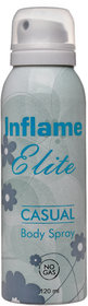 Inflame Elite Body Spray Casual - Deodorant For Women, 120 Ml