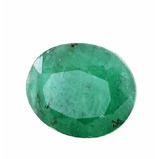                       Ceylonmine Unheated & Untreated Green Panna 7.25 Ratti Gemstone Original & Effective Loose Emerald Gemstone For Unisex                                              