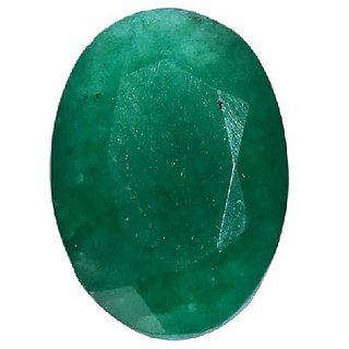                       Ceylonmine Natural Emerald 5.46 Carat Stone Lab Certified & Good Quality Stone Green Panna For Unisex                                              