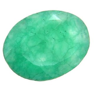                       Ceylonmine Unheated  Untreated 6.5 Ratti Emerald Gemstone Original  Effective Stone Green Panna For Unisex                                              