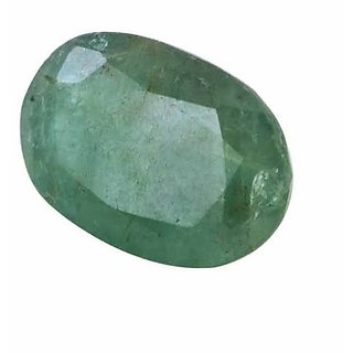                       Ceylonmine Unheated & Untreated 6.5 Ratti Emerald Gemstone Original & Effective Stone Green Panna For Unisex                                              
