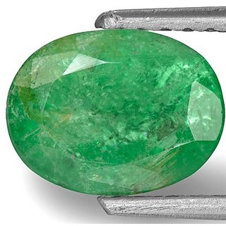                       Ceylonmine- 9.25 Ratti Emerald Stone Igi Green Panna Stone For Astrological Purpose Precious & Original Loose Green Panna Gemstone For Unisex                                              
