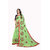 XAYA Women's Chanderi Cotton Saree with Blouse Piece (Sea GreenPRS087-1)