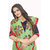 XAYA Women's Chanderi Cotton Saree with Blouse Piece (Sea GreenPRS087-1)